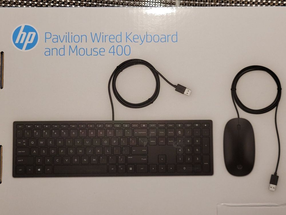HP Pavilion Tastatur & Maus Set 200 - QWERTZ Kabelgebunden Schwarz