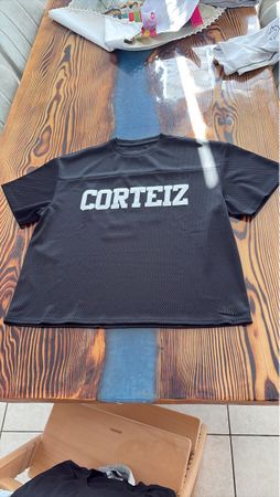 T-shirt Corteiz noir matière mesh état comme neuf