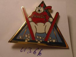 1 Coca-Cola Eisbär Ski Pin (U366)