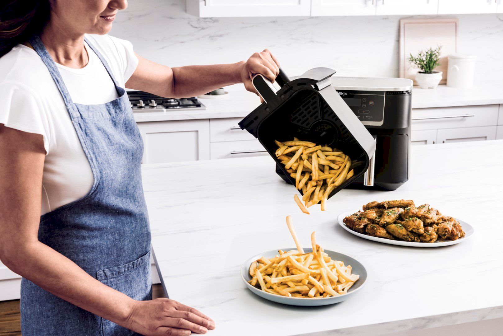 Elettrodomestici da cucina: Ninja Foodi MAX AF451EU Heißluftfritteus – Nuovo e nell'imballaggio originale da Bottighofen venduto da zaap 6