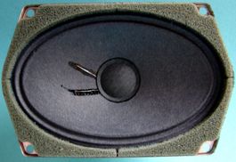 Kleinlautsprecher oval - für Einbau - 8 Ω - 6 Watt - NEU
