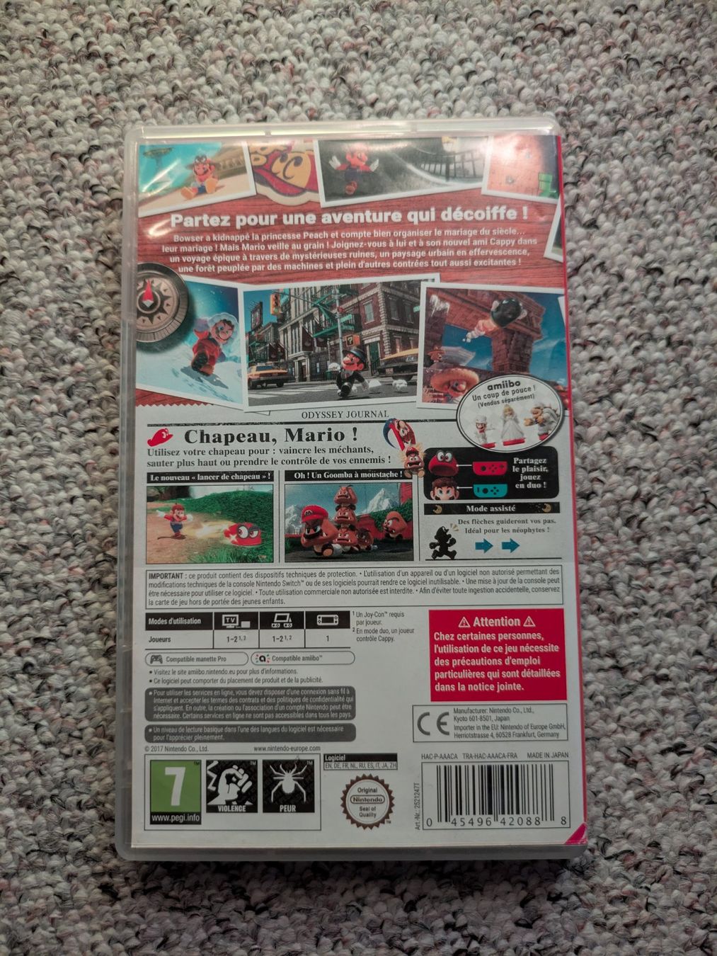 Nintendo Spiele: Super Mario Odyssey - Nintendo Switch – Gebraucht aus Saillon von Minilu08 1