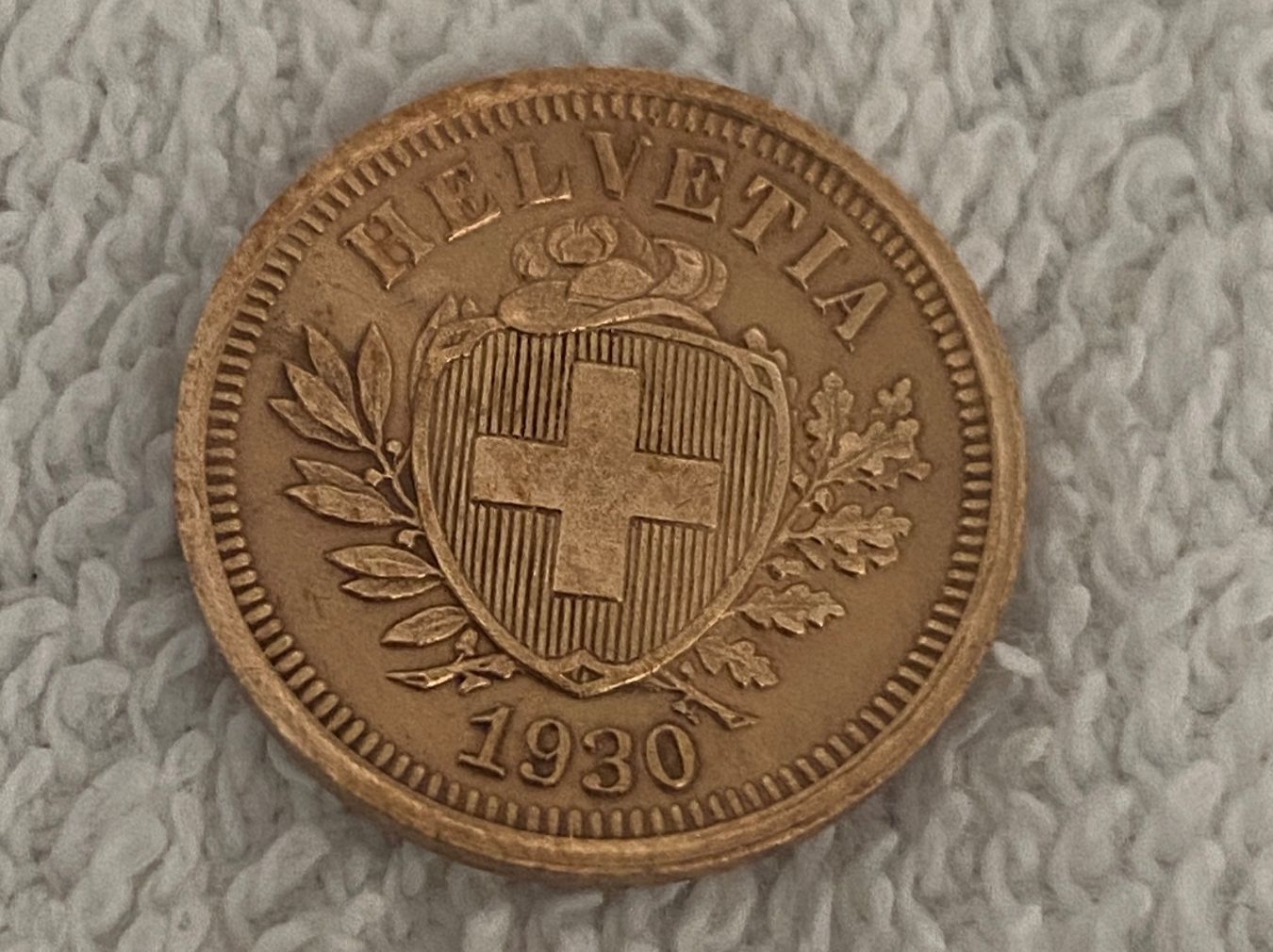 Tutti le monete: 1 centime/rappen 1930 – Usato da Nyon venduto da Ilmi09