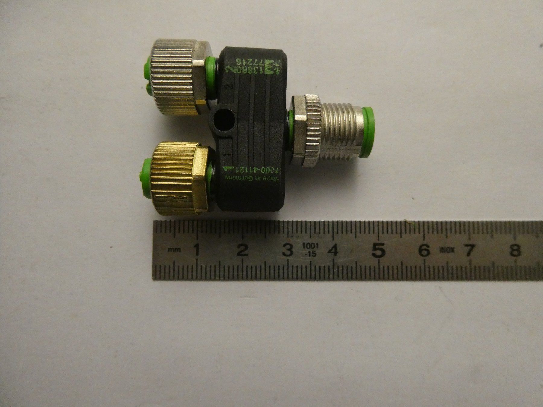 Componenti elettronici: Murr T-Stück M12 – Nuovo (secondo la descrizione) da Fulenbach venduto da Hach0 4