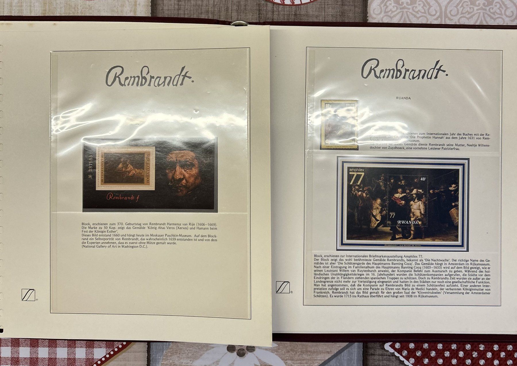 Tutti i francobolli: Rembrandt - Philatelistische Dokumentation – Usato da Martina venduto da migrol06 8