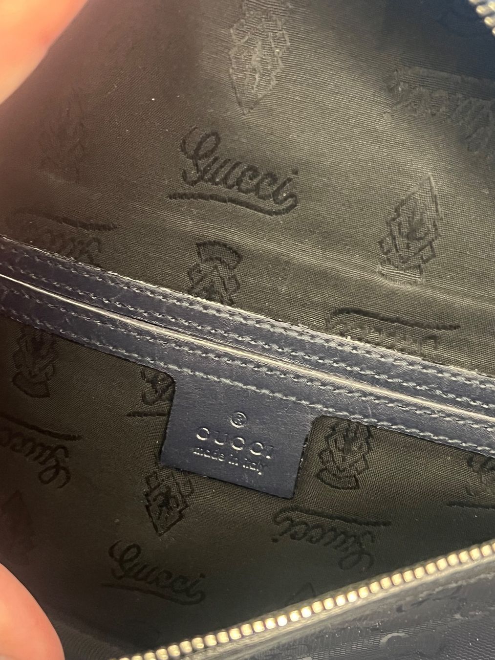 Gucci Borse: Gucci Belt Bag oder Bumbag - Blue Monogram / TOP – Usato da Derendingen venduto da MDPshopandmore 8