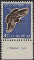 40 Rp. Nachtpfauenauge mit TAB (Saturnia pyri)