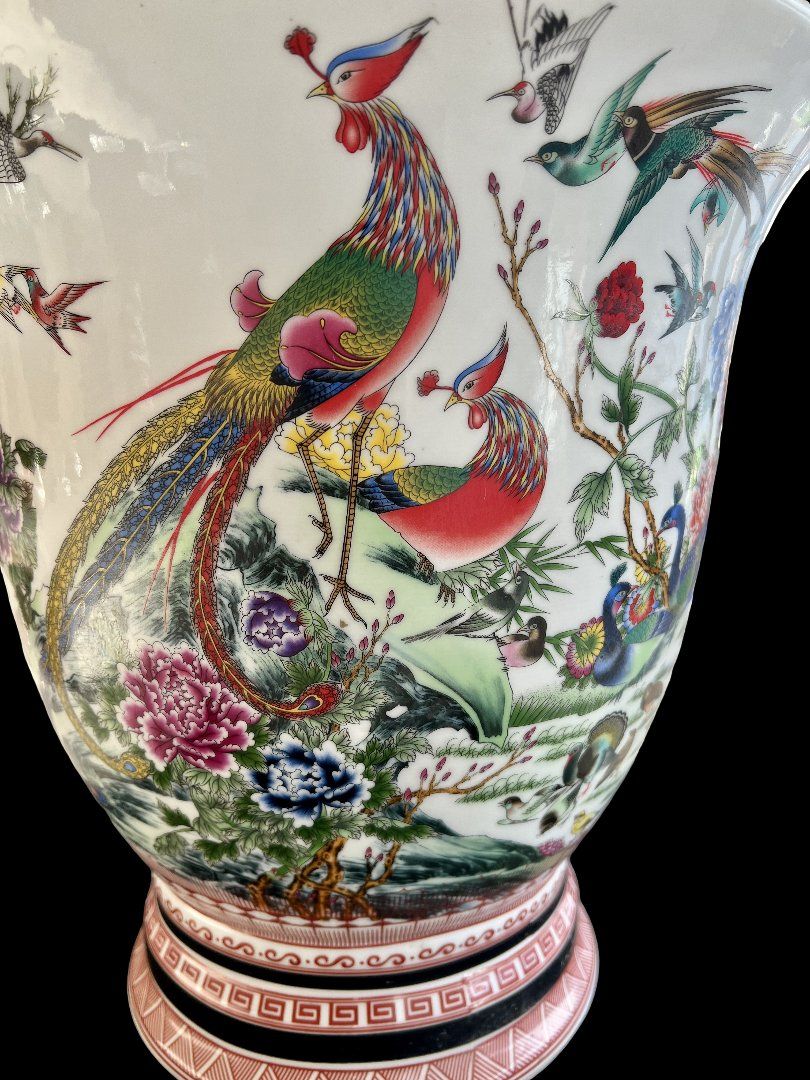 Vasi & Recipienti: Vase décoratif chinois grand format, 65 cm – Usato da Sion venduto da numision 1