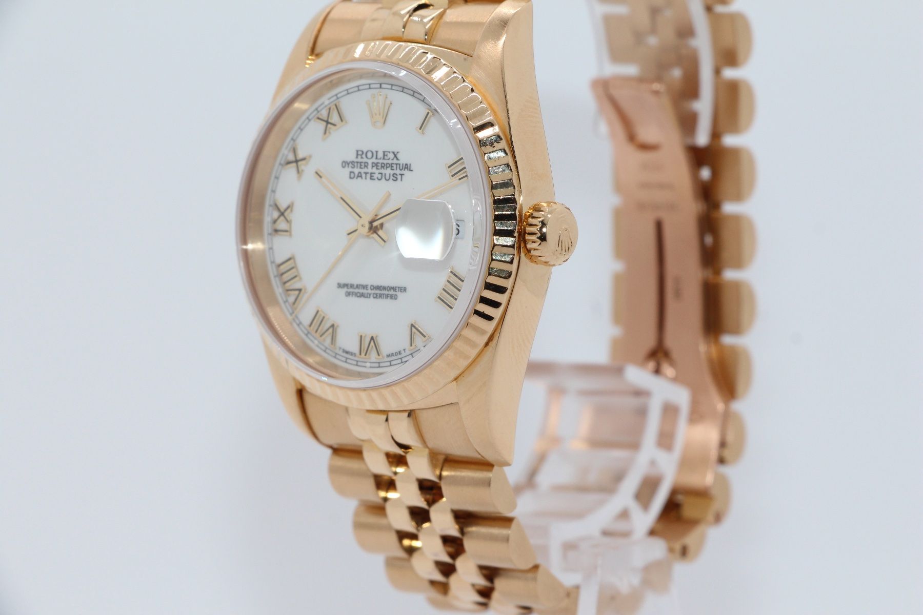 Rolex Orologi: Rolex Datejust 36 18K Gold Ref. 16238, ca. 1991 Original Box – Usato da Zug venduto da eMDi_Collection 4