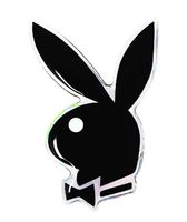 3D Aufkleber Sticker Playboy Hase 43x58mm (Art. 14127)