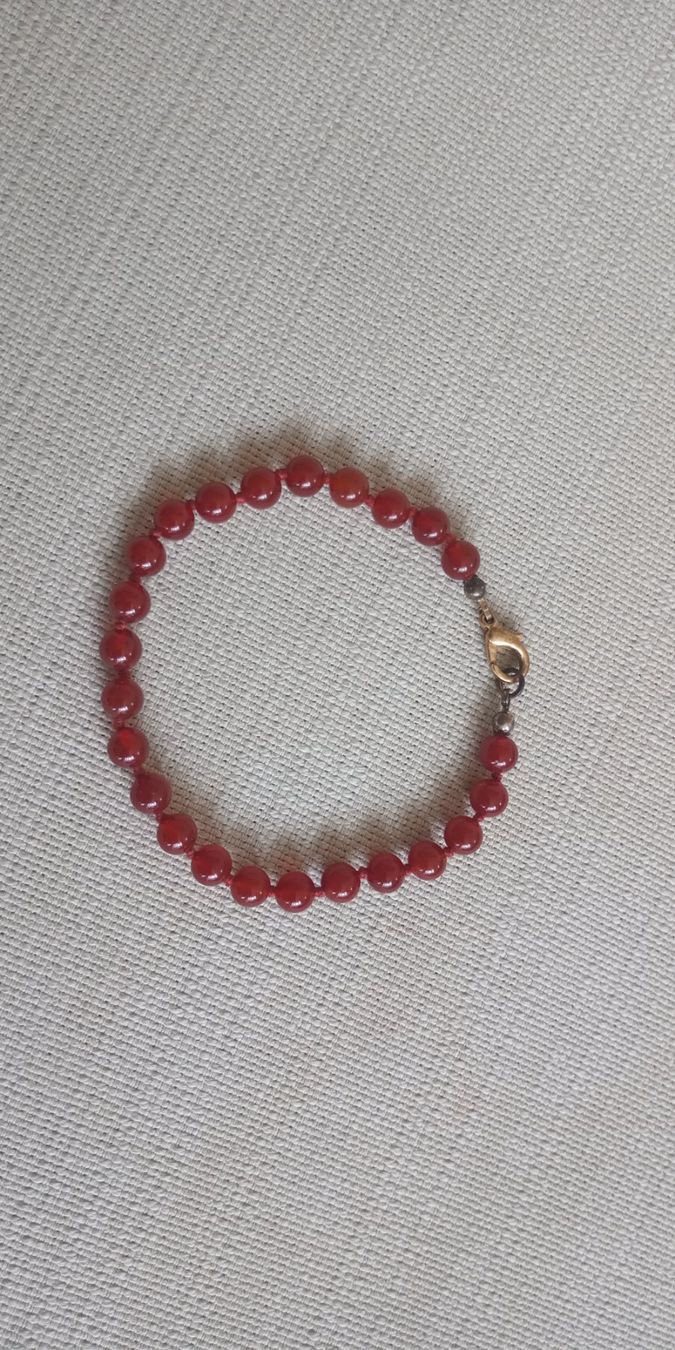 Bracciali & Braccialetti: Bracelet antique perles cornaline ou grenade – Usato da Montreux venduto da Art_et_antiquites 1