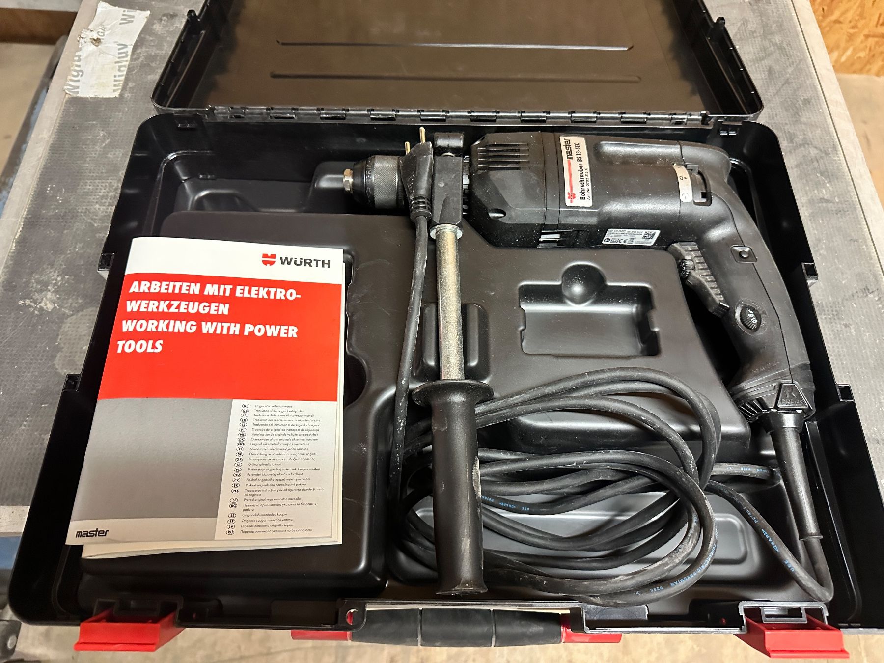 Würth Bohrmaschinen: Wuerth Bohrschrauber Master BS 13-SEC inkl. Koffer – Gebraucht aus Kerns von tob_qc8n