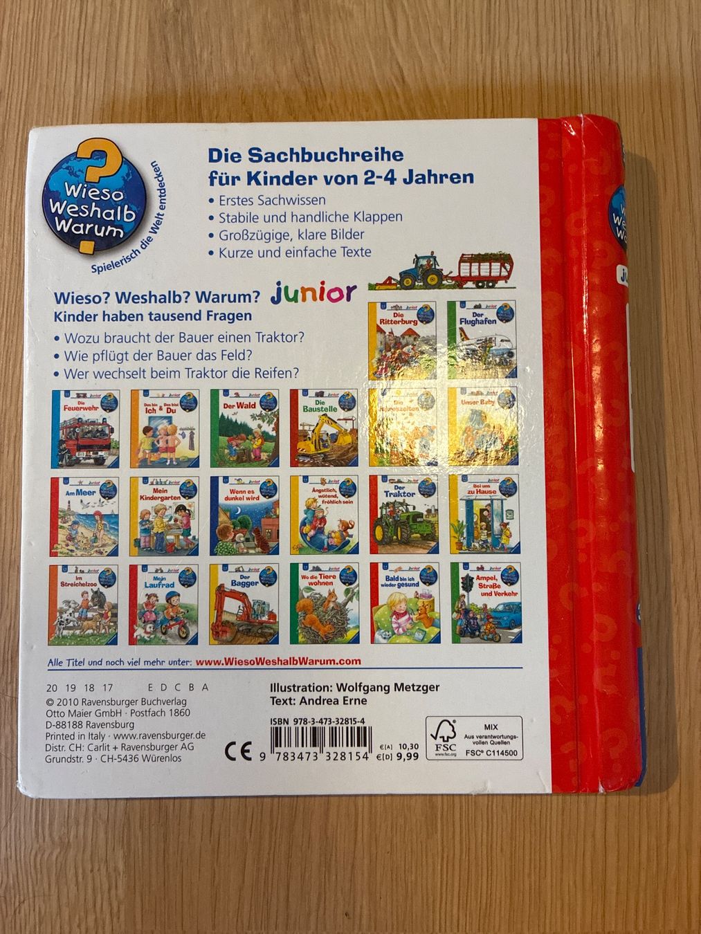 Libri: Der Traktor, Ravensburger, wieso, weshalb, warum junior – Usato da Eggenwil venduto da mic_b5l2 1