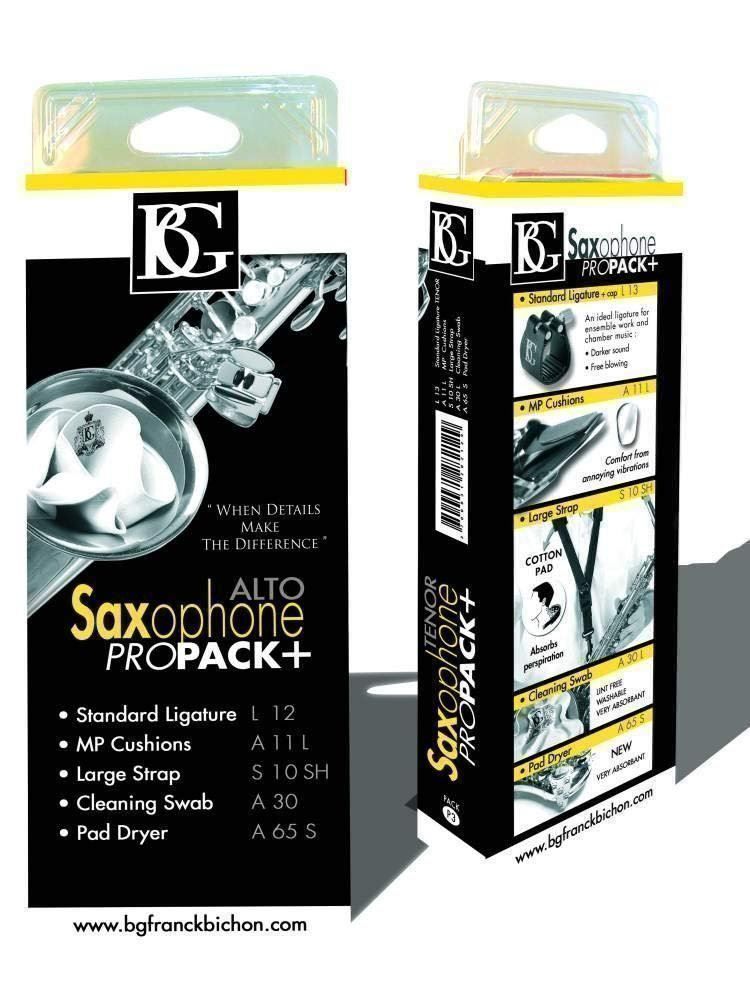 Strumenti musicali: BG ProPack+ Altsaxophon Pflegemittel-Set – Nuovo e nell'imballaggio originale da Rotkreuz venduto da CLASAX