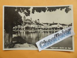 Rapperswil.  Partie am Quai