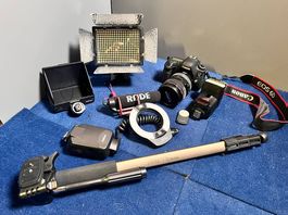 Canon EOS 60D + EF 24-105mm L + Video-Zubehör - Foto & Video