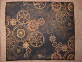 Baumwollstoff Steampunk schwarz Digitaldruck