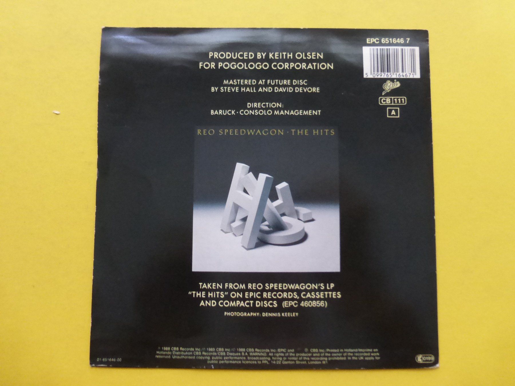Dischi in vinile: REO Speedwagon – Here With Me – Usato da Zürich venduto da Swiss57 1