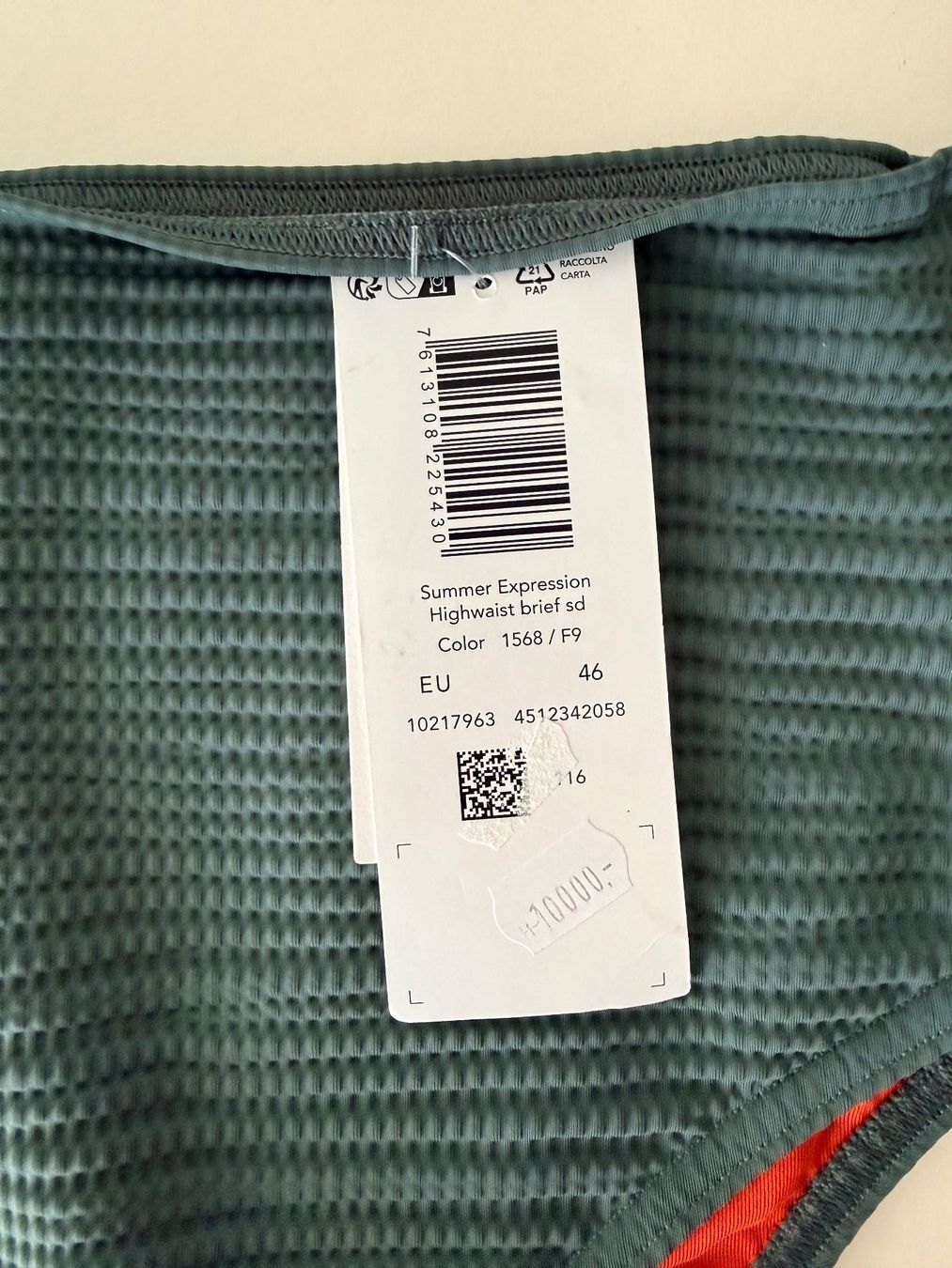 Triumph Costumi da bagno & Bikini: TRIUMPH, Bikini-Slip SUMMER Expression, Grösse 46, Olivgrün – Nuovo e nell'imballaggio originale da Rudolfstetten venduto da gst_g7xl 2