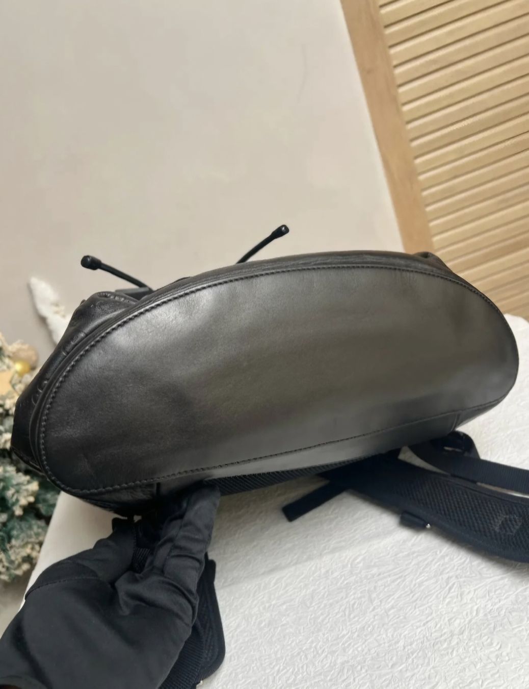 Gucci Zaini: Gucci Rucksack Leder Schwarz – Usato da Horw venduto da NapoleonSSCS 5