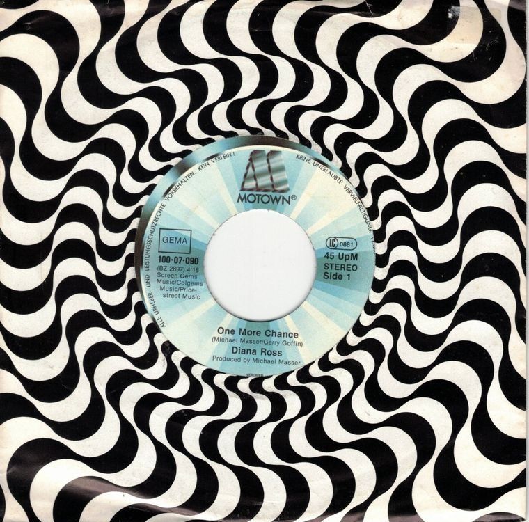 Dischi in vinile: Diana Ross  --  One more chance  Single7 – Usato da Rheinau venduto da thespecials