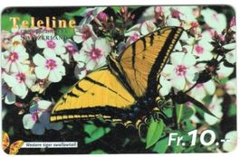 Teleline Telefonkarte Schmetterling