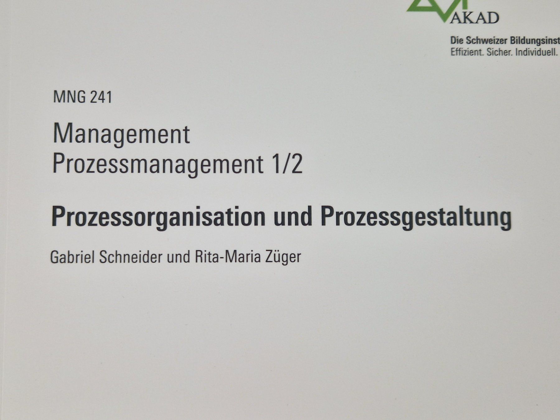 Livres: Kursprogramm "Prozess- und Qualitätsmanagement" – D'occasion à Muhen par Restwert_Muhen 2