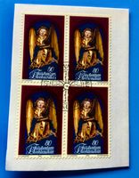 Briefmarken aus Liechtenstein 4 er Block mit Papier 