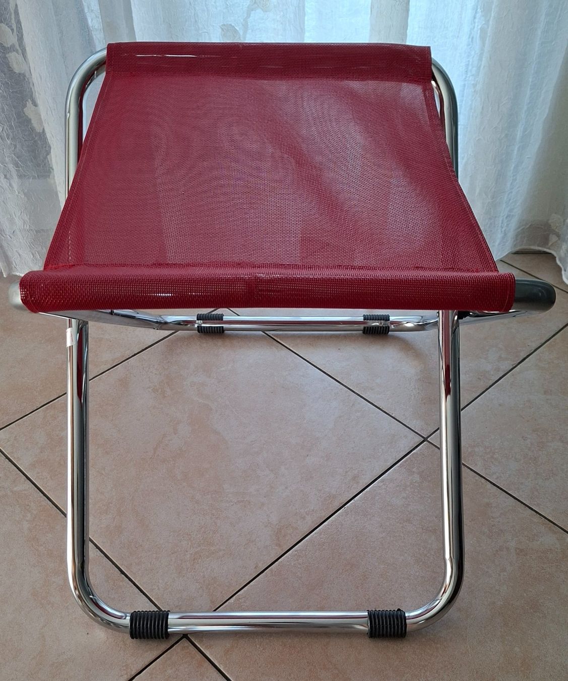 Fiam Hocker: Fiam original Klapphocker rot Metallgestell – Gebraucht aus Opfikon von Diversamente 3