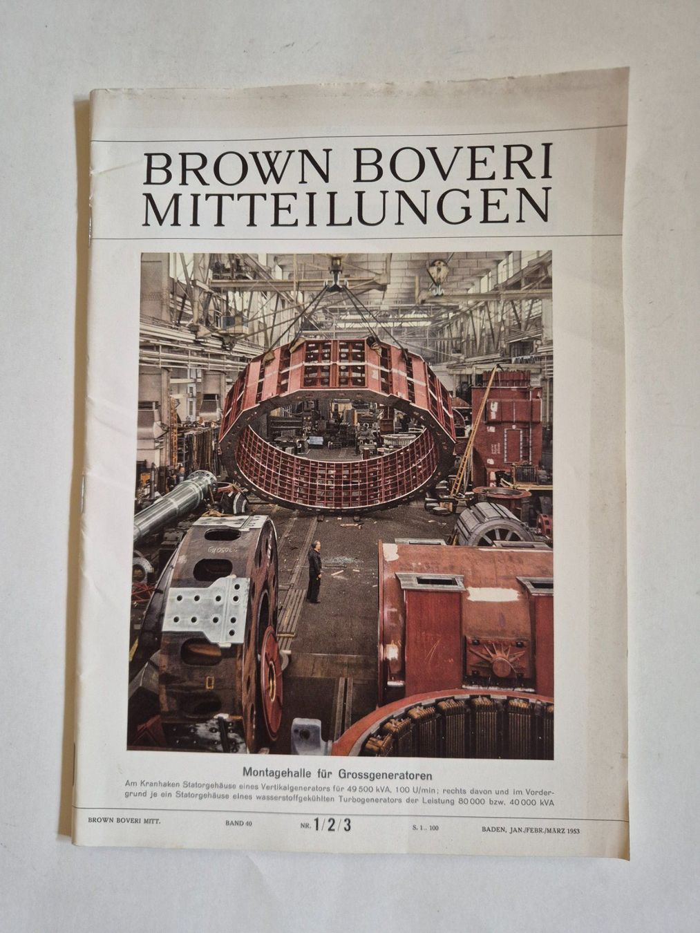Riviste & Magazine: Brown Boveri Mitteilungen 1953 – Usato da Langendorf venduto da zvonu161