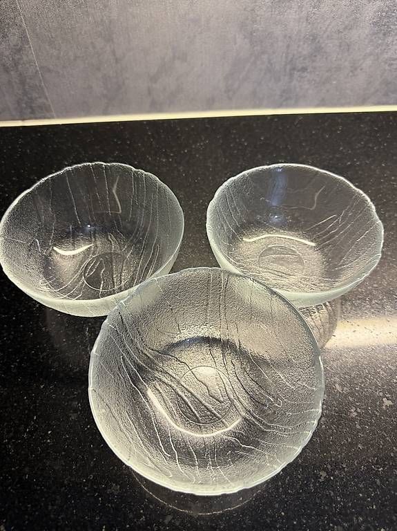 Ciotole: 3 GLAS-SCHALEN SET – Usato da Winterthur venduto da fij_f65r