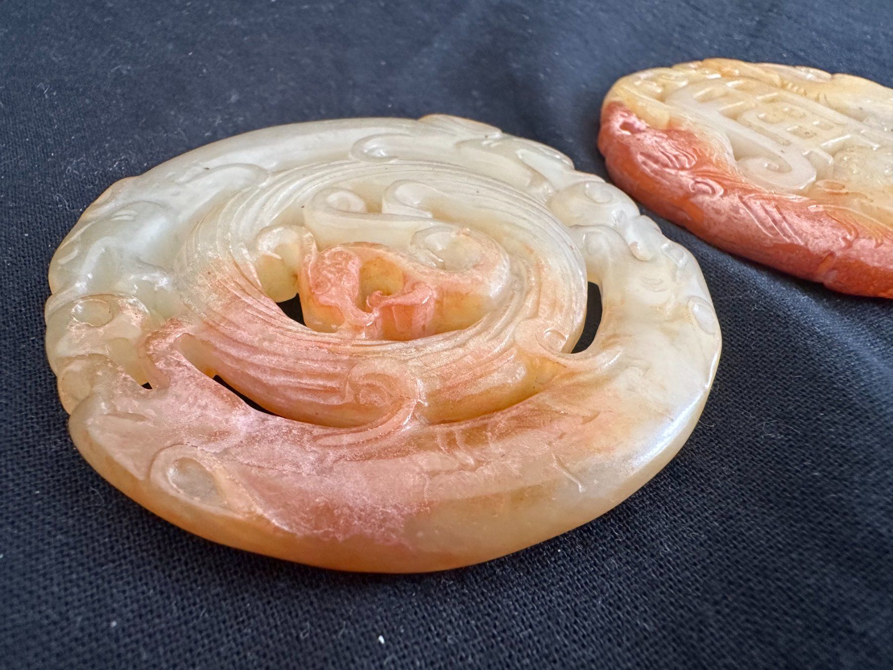 Skulpturen & Statuen: 2 "Jade" Amulette mit Drachen – Gebraucht aus Basel von chinarh891 6