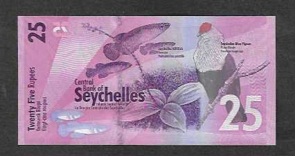 Banconote: Seychelles  25  Rupees  2016  Bankfrisch – Nuovo (secondo la descrizione) da Gordola venduto da coinsandnotes 1
