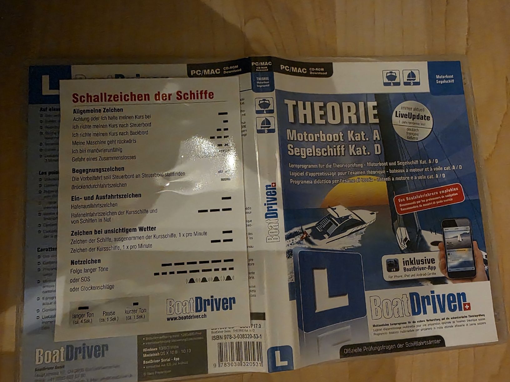 Bücher: BoatDriver Theorie Motorboot Kat A Segelschiff Kat D – Gebraucht aus Wetzikon ZH von ss1ss