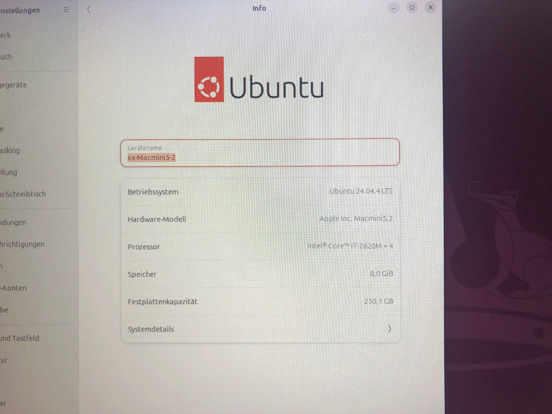 Apple PCs: Mac Mini Intel i7 mit Linux Ubuntu – D'occasion à Riehen par flohropax 2
