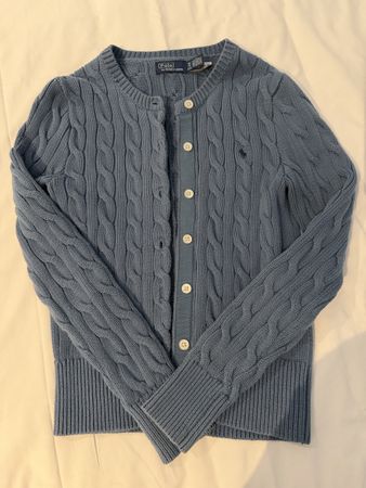 Polo Ralph Lauren Strickjacke blau Grösse XS