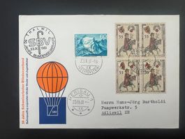 AK Ballonpost 1961 Herisau-Vaduz   (G2422)
