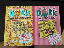 2x Dork Diaries Bücher (Gebundene Ausgabe) – Top Zustand