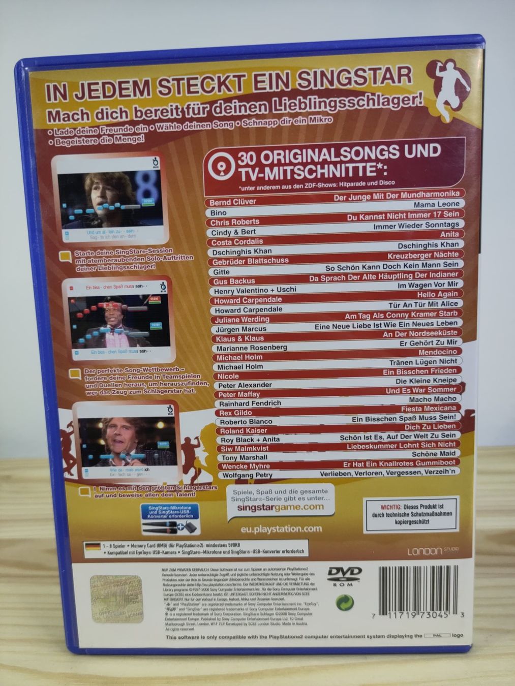 Spiele: Singstar Schlager PS2 Playstation 2 PAL CIB – Gebraucht aus Zug von RepTCG 1