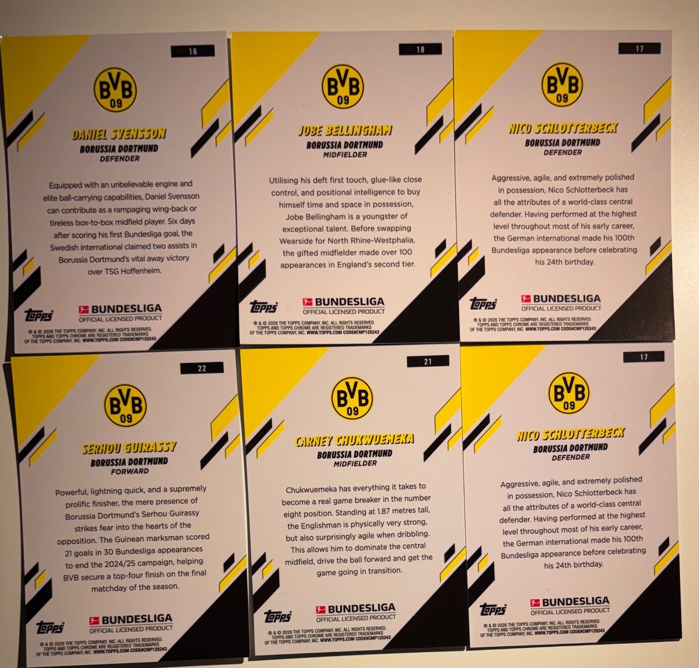 Topps Carte collezionabili: BVB Topps Chrome Bundesliga – Nuovo (secondo la descrizione) da Meilen venduto da rr0 1