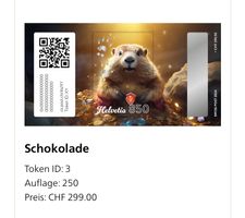 Swiss Crypto Stamp 4.0 SCHOKOLADE Special Edition ID: 3