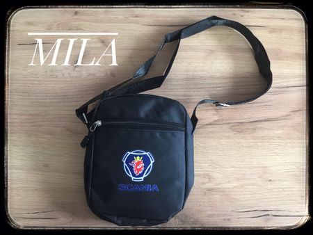 Scania Umhängetasche / Sac à bandoulière Scania. 15cmx20cm