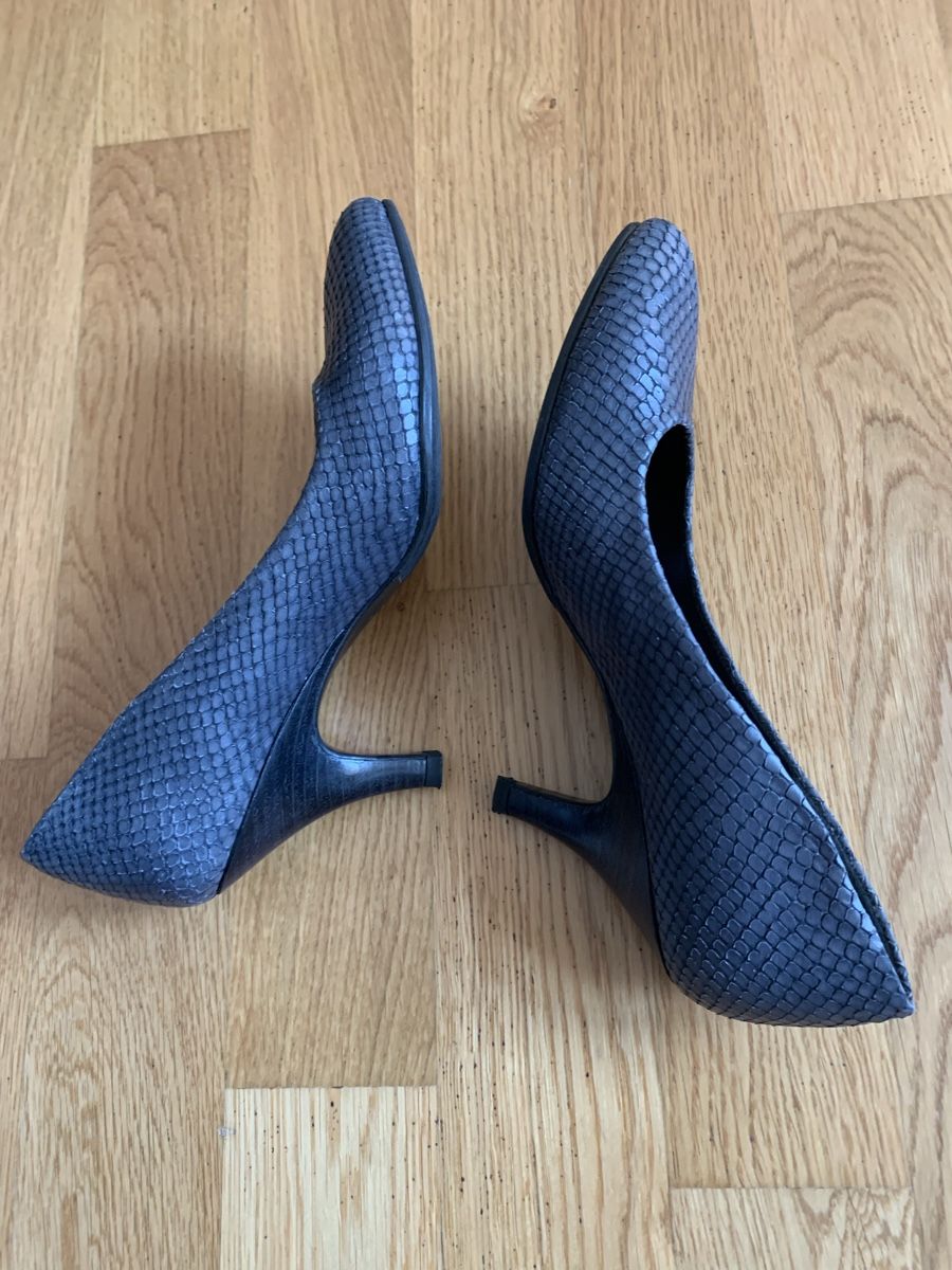 Damenschuhe: Leather shoes - blue/grey - size 35 – Gebraucht aus Zug von digalvao 2