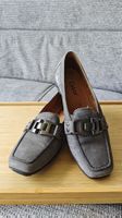 Gabor Grey Chic Loafers, Size 6, Comfort Shoes