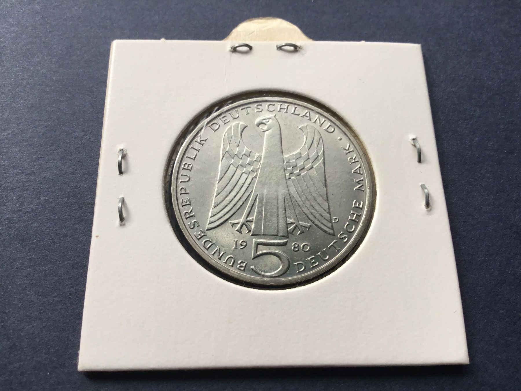 Tutti le monete: 5 DM Vogelweide 1980 unzirkuliert – Nuovo (secondo la descrizione) da St. Margrethen SG venduto da alfapeugeot10 1