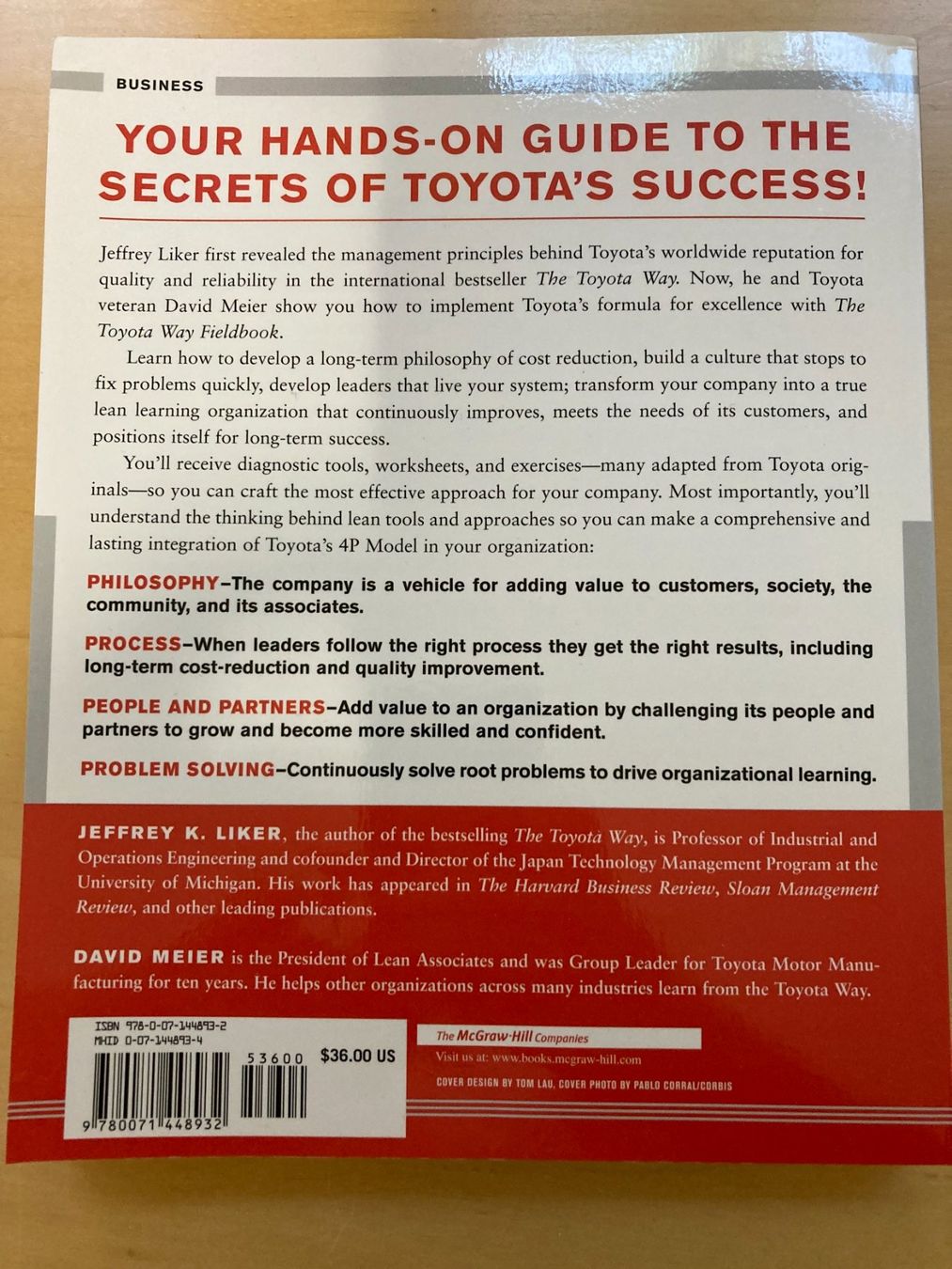 Libri: The TOYOTA WAY Fieldbook – Usato da Reinach BL venduto da Loma8 1