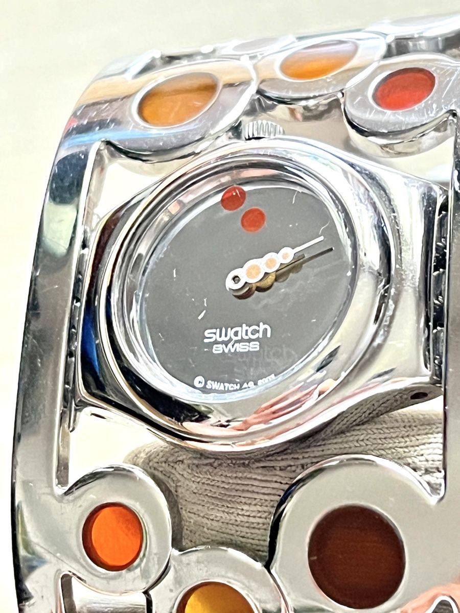 Swatch Orologi: Swatch Armbanduhr Damen silberfarben  – Usato da Grenchen venduto da chththl 5