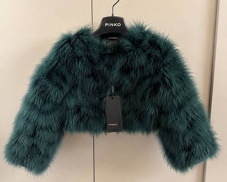 PINKO Coprispalle in piume  Tg. 40  Nuovo