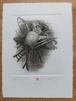 Exlibris Robert Baramov - Original Radierung signiert