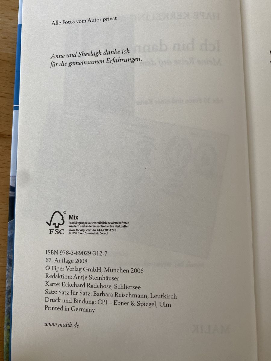 Bücher: Ich bin dann mal weg - Hape Kerkeling – Gebraucht aus Schwarzenburg von Michellu 6